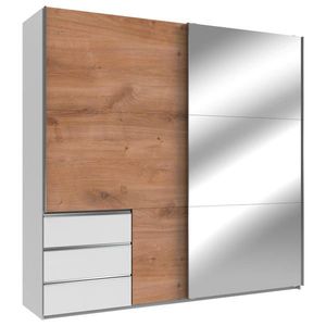 MID.YOU ŠAT. SKRIŇA S POSUV. DVERAMI, biela, farba duba, 250/236/65 cm vyobraziť