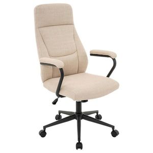 MID.YOU KANCELÁRSKE KRESLO, tkaná textília, krémová, čierna vyobraziť
