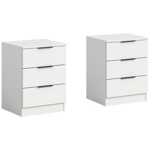 MID.YOU SADA NOČNÝCH STOLÍKOV, biela, 45/60/40 cm vyobraziť