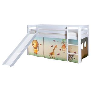 MID.YOU POSTEĽ S PRIESTOROM NA HRU, 90/200 cm viacfarebná, biela vyobraziť