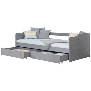 MID.YOU POSTEĽ S ÚLOŽNÝM PRIESTOROM, 90/200 cm svetlosivá vyobraziť