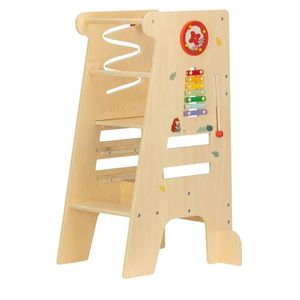 Jimmylee UČIACA VEŽA PRE DETI viacfarebná, prírodná farba vyobraziť