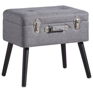 Xora TABURETKA, drevo, textil, kompozitné drevo, 50/46/35 cm vyobraziť