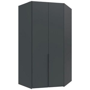 MID.YOU ROHOVÁ ŠATNÍKOVÁ SKRIŇA, grafitová, 120/236/120 cm vyobraziť