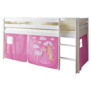 MID.YOU VYVÝŠENÁ POSTEĽ, 90/200 cm biela, pink vyobraziť