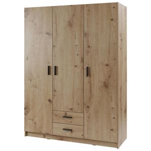 Cantus SKRIŇA S OTOČNÝMI DVERAMI, dub artisan, 141, 2/190/52, 1 cm vyobraziť