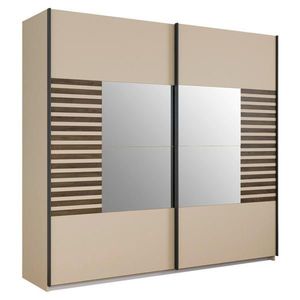 Rauch Möbel ŠAT. SKRIŇA S POSUV. DVERAMI, šampanská, tmavý dub, 226/210/62 cm vyobraziť