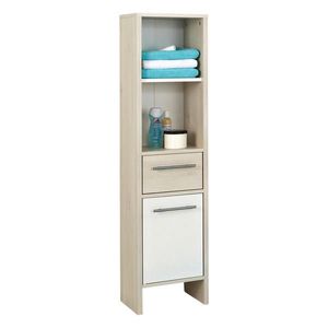 Carryhome STREDNE VYSOKÁ SKRINKA, biela, farba pínie, 33/136, 2/28 cm vyobraziť