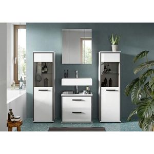 MID.YOU KÚPEĽŇA biela s vysokým leskom vyobraziť