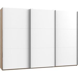 MID.YOU ŠAT. SKRIŇA S POSUV. DVERAMI, biela, farba duba, 300/216/65 cm vyobraziť