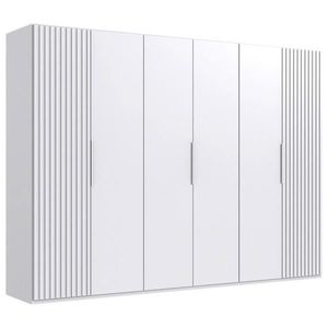 MID.YOU SKRIŇA S OTOČNÝMI DVERAMI, biela, 300/216/58 cm vyobraziť