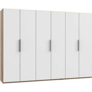 MID.YOU SKRIŇA S OTOČNÝMI DVERAMI, biela, farba duba, 300/216/58 cm vyobraziť