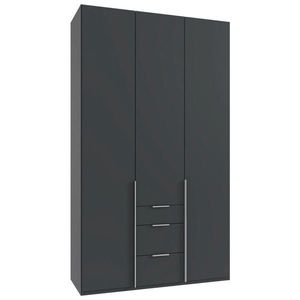 MID.YOU SKRIŇA S OTOČNÝMI DVERAMI, grafitová, 135/236/58 cm vyobraziť