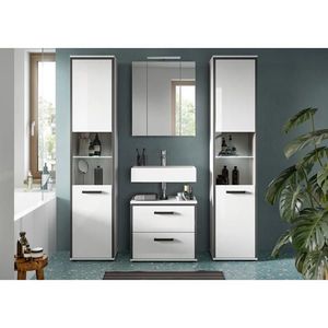 MID.YOU KÚPEĽŇA biela s vysokým leskom vyobraziť