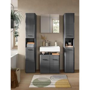 MID.YOU KÚPEĽŇA sivá farba s vysokým leskom vyobraziť