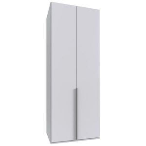 MID.YOU SKRIŇA S OTOČNÝMI DVERAMI, biela, 90/236/58 cm vyobraziť