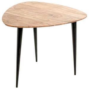 PRÍRUČNÝ STOLÍK, akácia, čierna, farba akácie vyobraziť