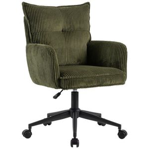 Carryhome OTOČNÁ STOLIČKA, tkaná textília, zelená, čierna vyobraziť