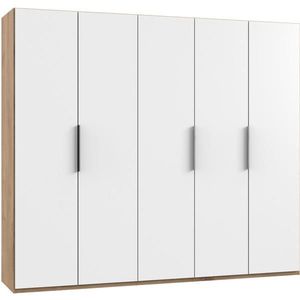 MID.YOU SKRIŇA S OTOČNÝMI DVERAMI, biela, farba duba, 250/216/58 cm vyobraziť