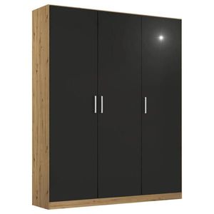 Rauch Möbel SKRIŇA S OTOČNÝMI DVERAMI, sivá, dub artisan, 136/210/54 cm vyobraziť