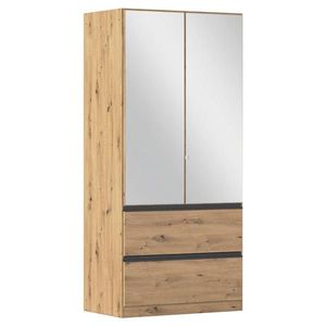 Rauch Möbel SKRIŇA S OTOČNÝMI DVERAMI, dub artisan, 91/197/54 cm vyobraziť