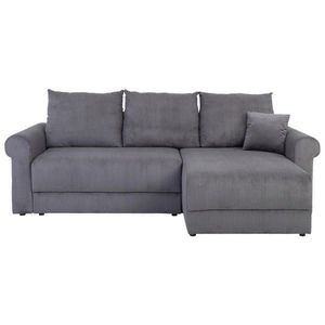 Carryhome ROHOVÁ SEDACIA SÚPRAVA, drevo, kov, textil, tmavosivá vyobraziť