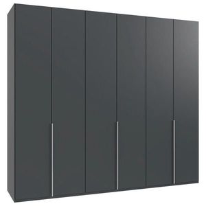 MID.YOU SKRIŇA S OTOČNÝMI DVERAMI, grafitová, 270/236/58 cm vyobraziť