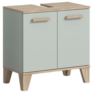 MID.YOU SPODNÁ UMÝVADLOVÁ SKRINKA, svetlozelená, farba duba, 60/61/34 cm vyobraziť