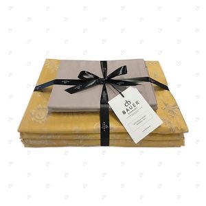 Curt Bauer POSTEĽNÁ BIELIZEŇ, damask, medová, 140/200 cm vyobraziť