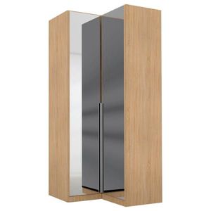 Rauch Möbel ROHOVÁ ŠATNÍKOVÁ SKRIŇA, strieborná, dub sonoma, 100/229/102 cm vyobraziť