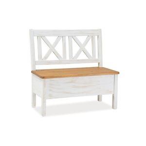 SIGNAL Poprad lavica do predsiene medovo hnedá / borovica patina vyobraziť