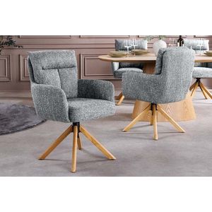 Otočné jedálenské kreslo 2 ks GYES Dekorhome vyobraziť