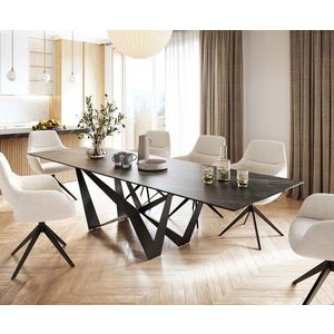 Jedálenský stôl Edge 300x100 cm keramika Laminam®Noir Desir hnedá vyobraziť