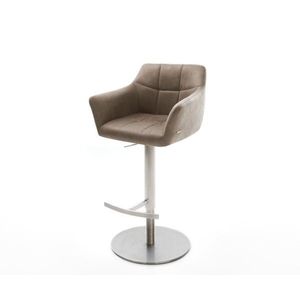 Barová stolička Yulo-Flex vintage taupe otočná výškovo nastaviteľná vyobraziť