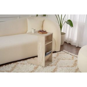 Príručný stolík / Odkladací stolík Filinta - Travertine vyobraziť