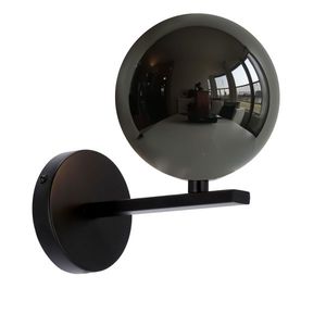 Nástenná lampa Kama čierna+zlatá 1x28 G9 grafitové tienidlo vyobraziť