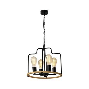 Stropná lampa Datus čierna 4x40W E27 vyobraziť