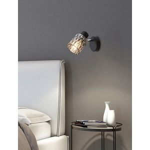 Nástenná lampa Bill Lamp čierna 1x40W E27 dymové tienidlo vyobraziť