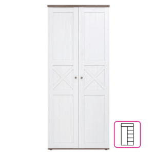 Šatníková skriňa TEINA SZF2D006 Tempo Kondela vyobraziť