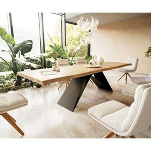 Jedálenský stôl Edge 300x100 dub prírodný podstava v tvare V plochá vyobraziť