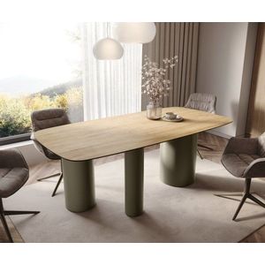 Jedálenský stôl Edge Boot 200x100 keramický Laminam® Sabbia dub vyobraziť