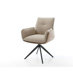 Nela-Flex otočná stolička materiál mix bahenný krížový rám široký vyobraziť