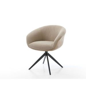 Otočná stolička Vinka-Flex s podrúčkami Materiály zo zmesi bahna vyobraziť