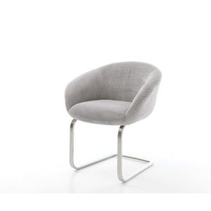 Jedálenská stolička Vinka-Flex s manšestrovými podrúčkami vyobraziť