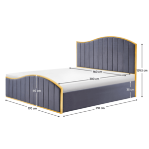 Manželská posteľ GEORGIA Tempo Kondela vyobraziť