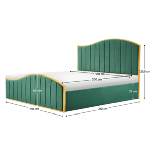 Manželská posteľ GEORGIA Tempo Kondela vyobraziť