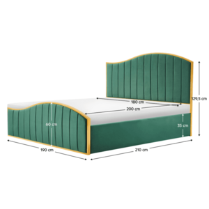 Manželská posteľ GEORGIA Tempo Kondela vyobraziť