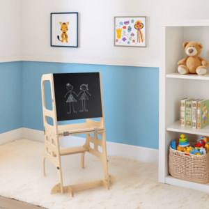 Montessori učiaca veža s tabuľou MAGAN Tempo Kondela vyobraziť