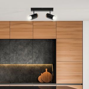 STROPNÁ LAMPA LAGOS ČIERNA 2X15 GU10 TIENIDLO ČIERNA+DREVENÁ vyobraziť