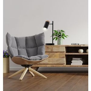 Stolová lampa LAGOS ČIERNA 1X15W GU10 TIENIDLO ČIERNA+DREVENÁ vyobraziť